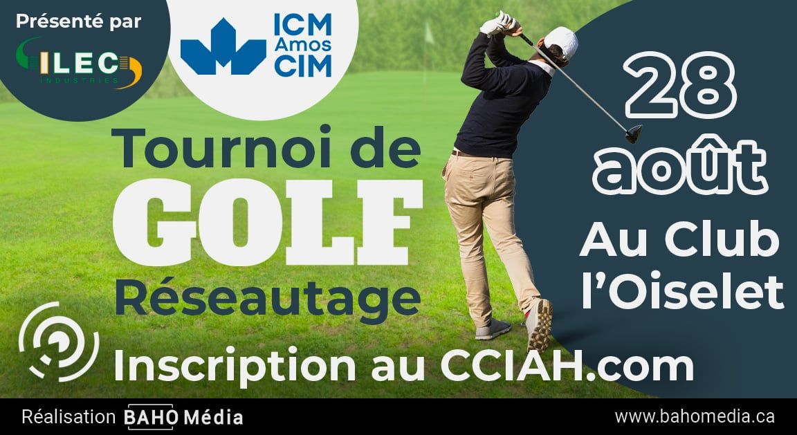Inscription golf réseautage CCIAH - ICM AMOS