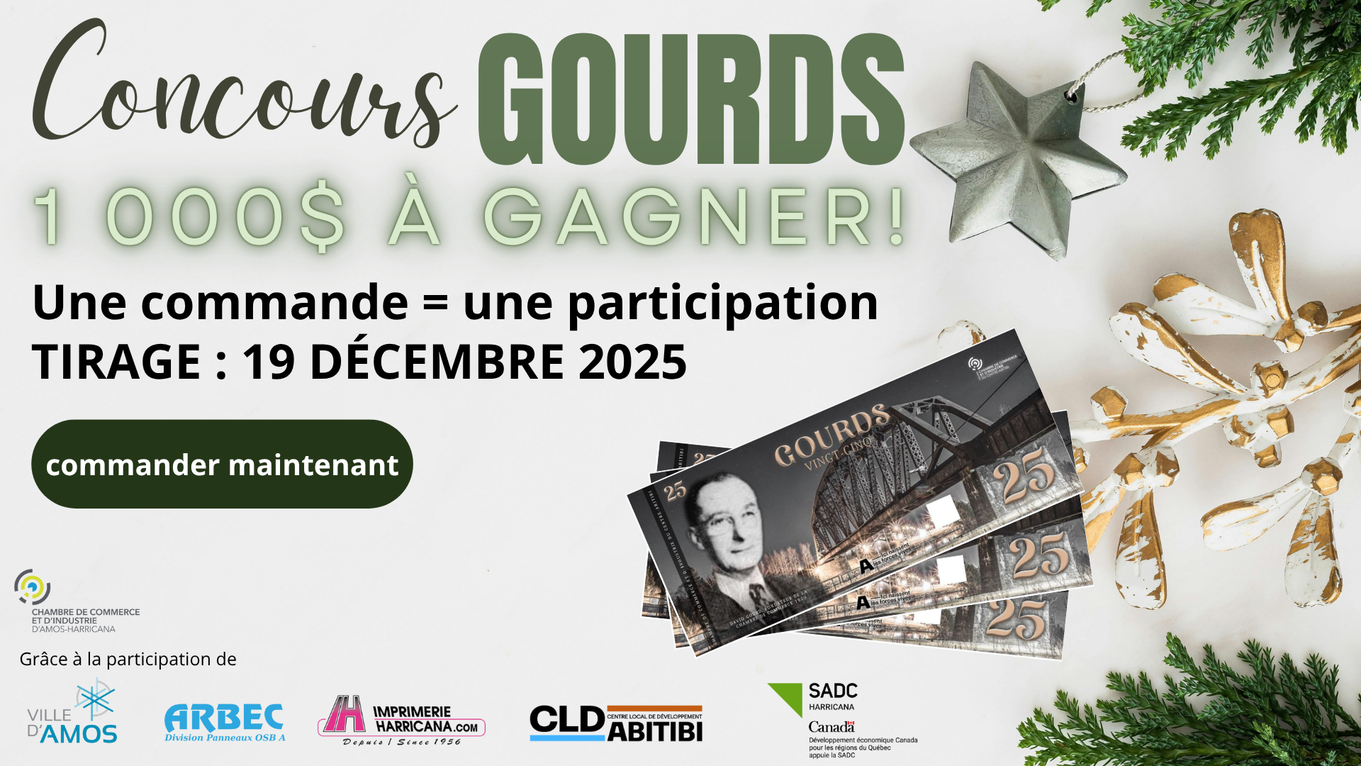 Détails du concours